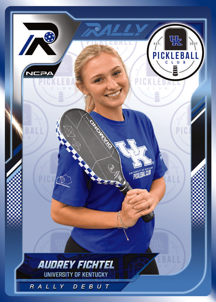 Audrey Fichtel trading card — front