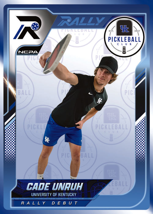 Cade Unruh trading card — front