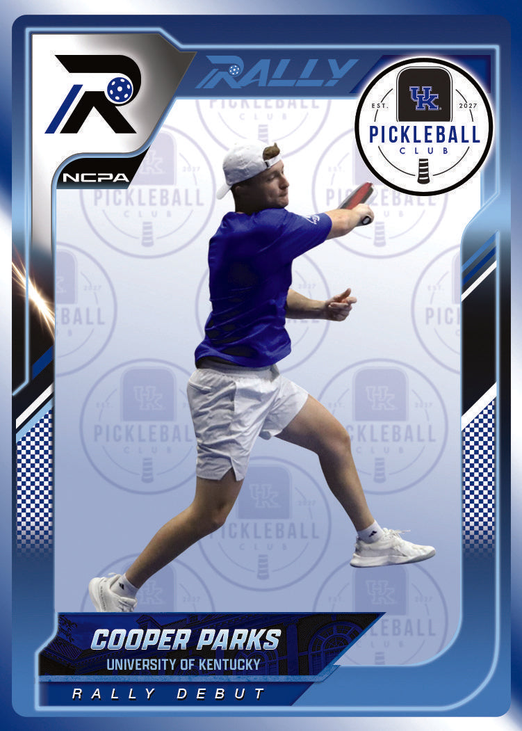 Cooper Parks trading card — front