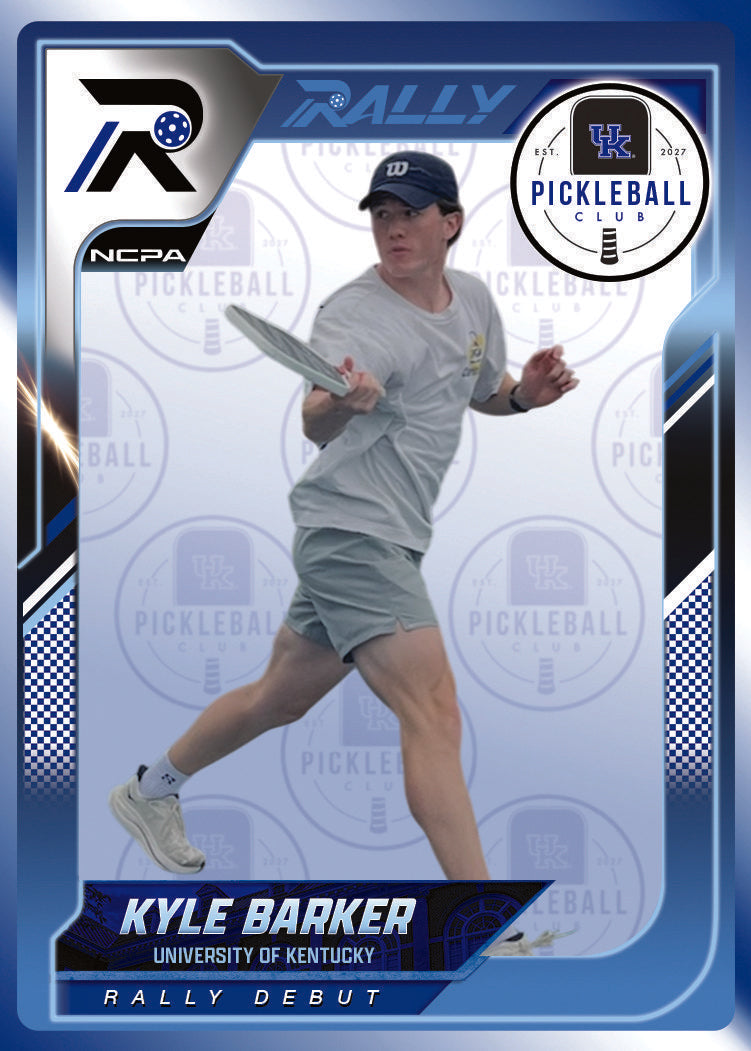 Kyle Barker trading card — front
