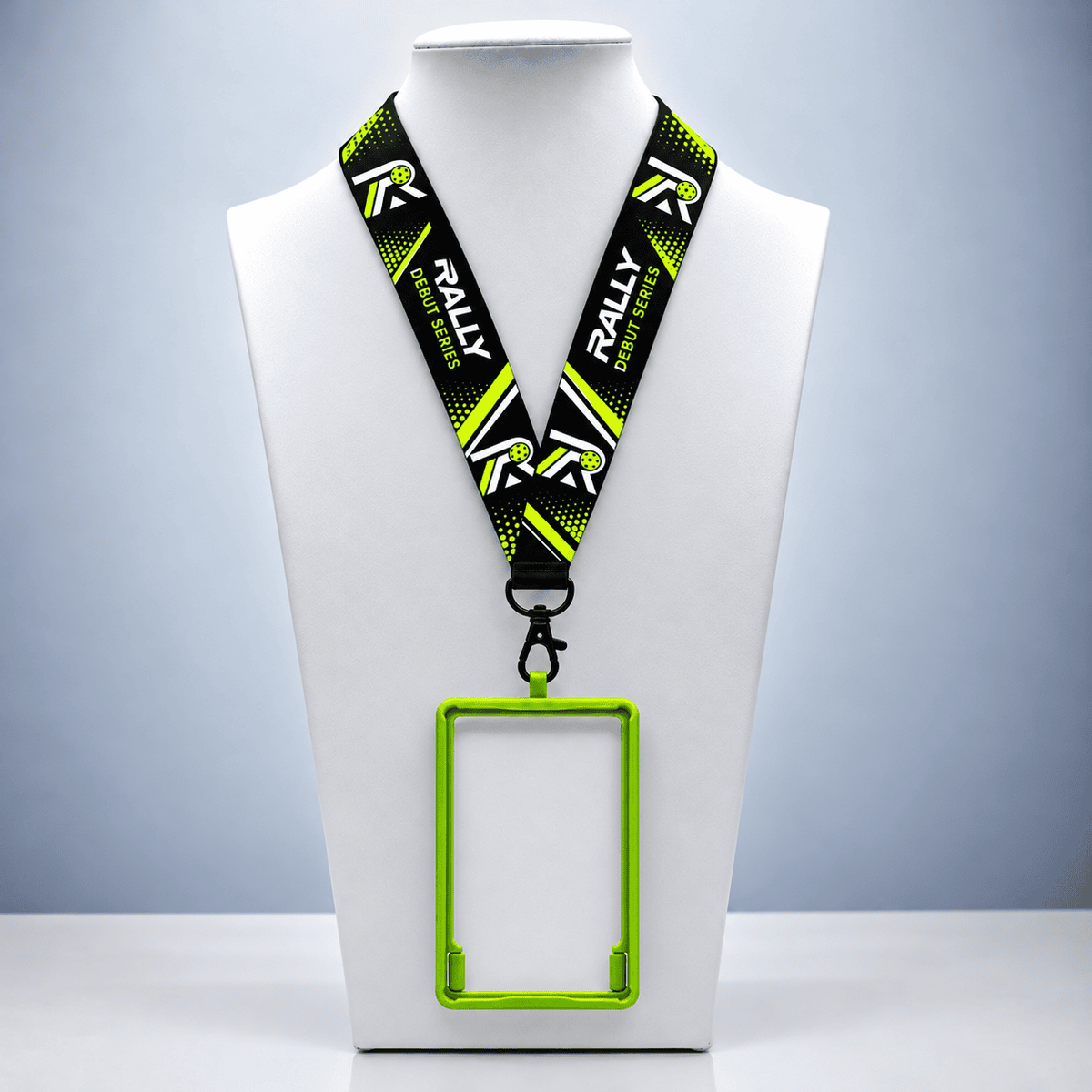 Lanyard Frame — Lime Green
