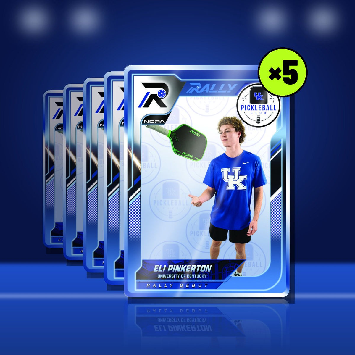 Eli Pinkerton — 5 Pack of Tradeable Cards