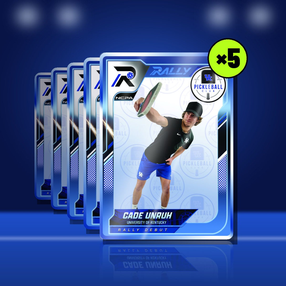 Cade Unruh — 5 Pack of Tradeable Cards