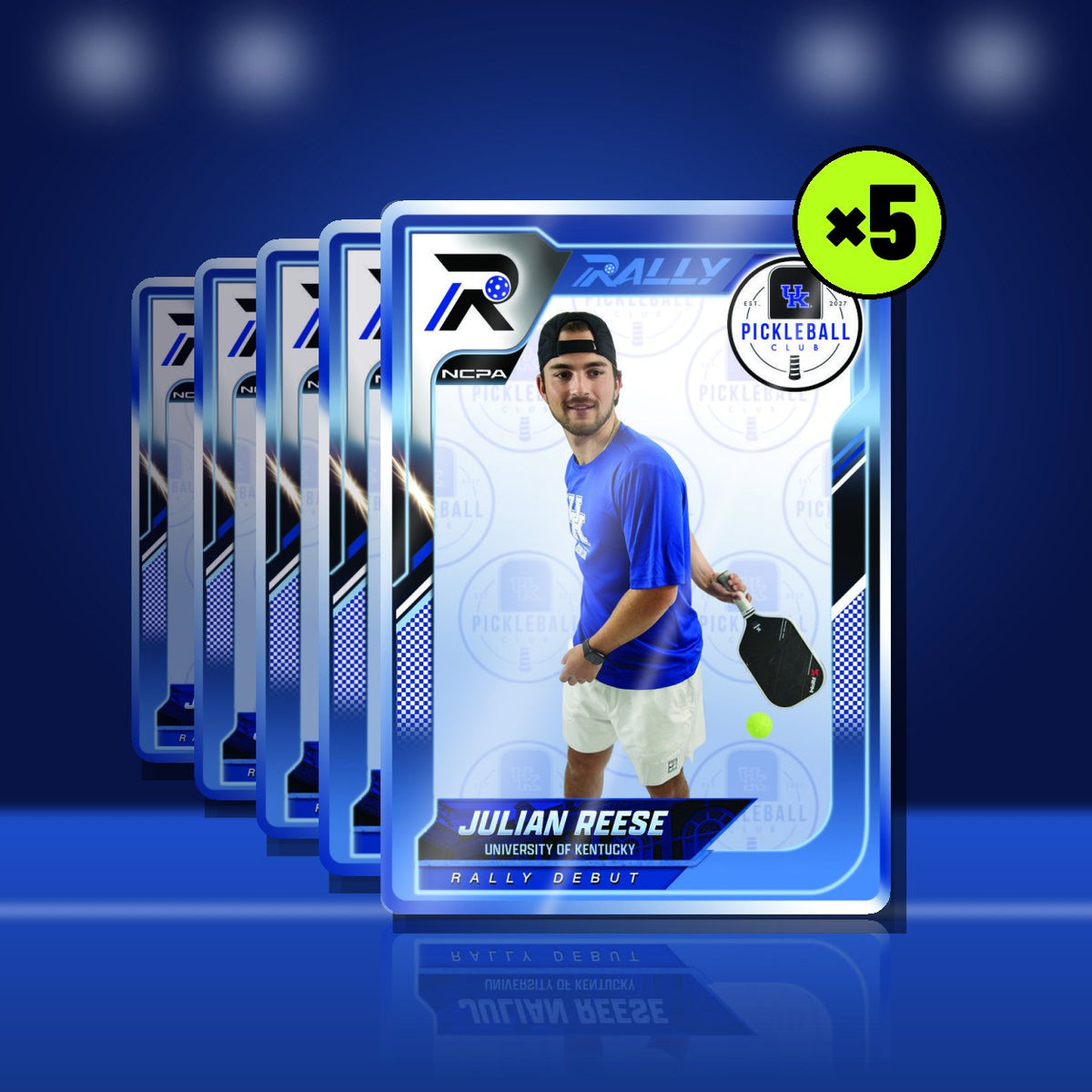 Julian Reese — 5 Pack of Tradeable Cards