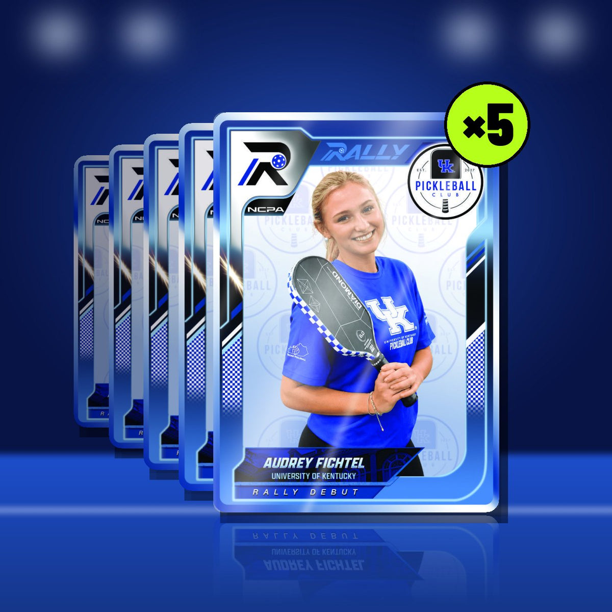 Audrey Fichtel — 5 Pack of Tradeable Cards