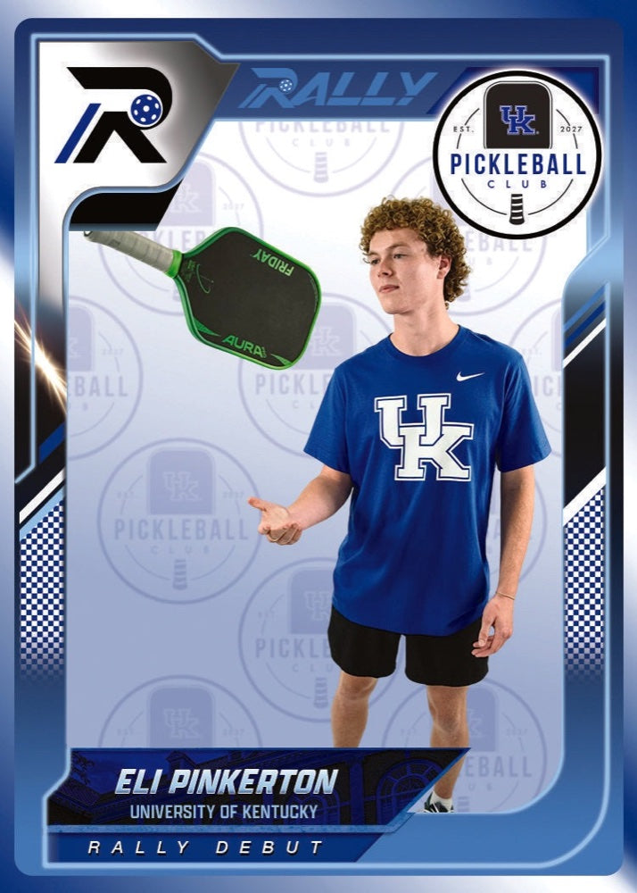 Eli Pinkerton University of Kentucky Pickleball Club card